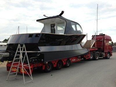 boat coming in for repair and maintenance
