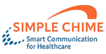 Simple Chime logo with orange and blue text, “Smart Communication for Healthcare” tagline