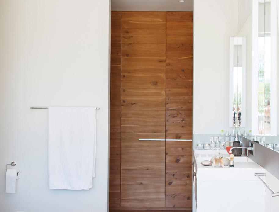 Bathroom wooden modern door