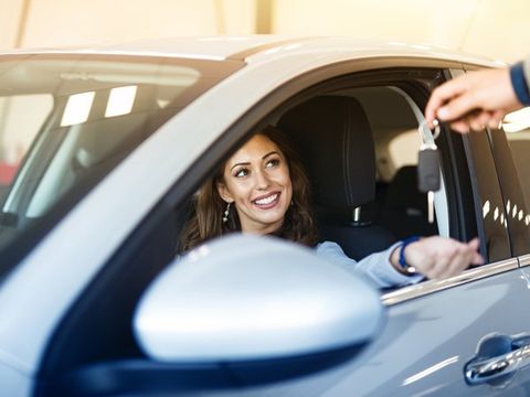 Woman Having Her First Car — Northridge, CA — Alan Graham Motoring Accessories