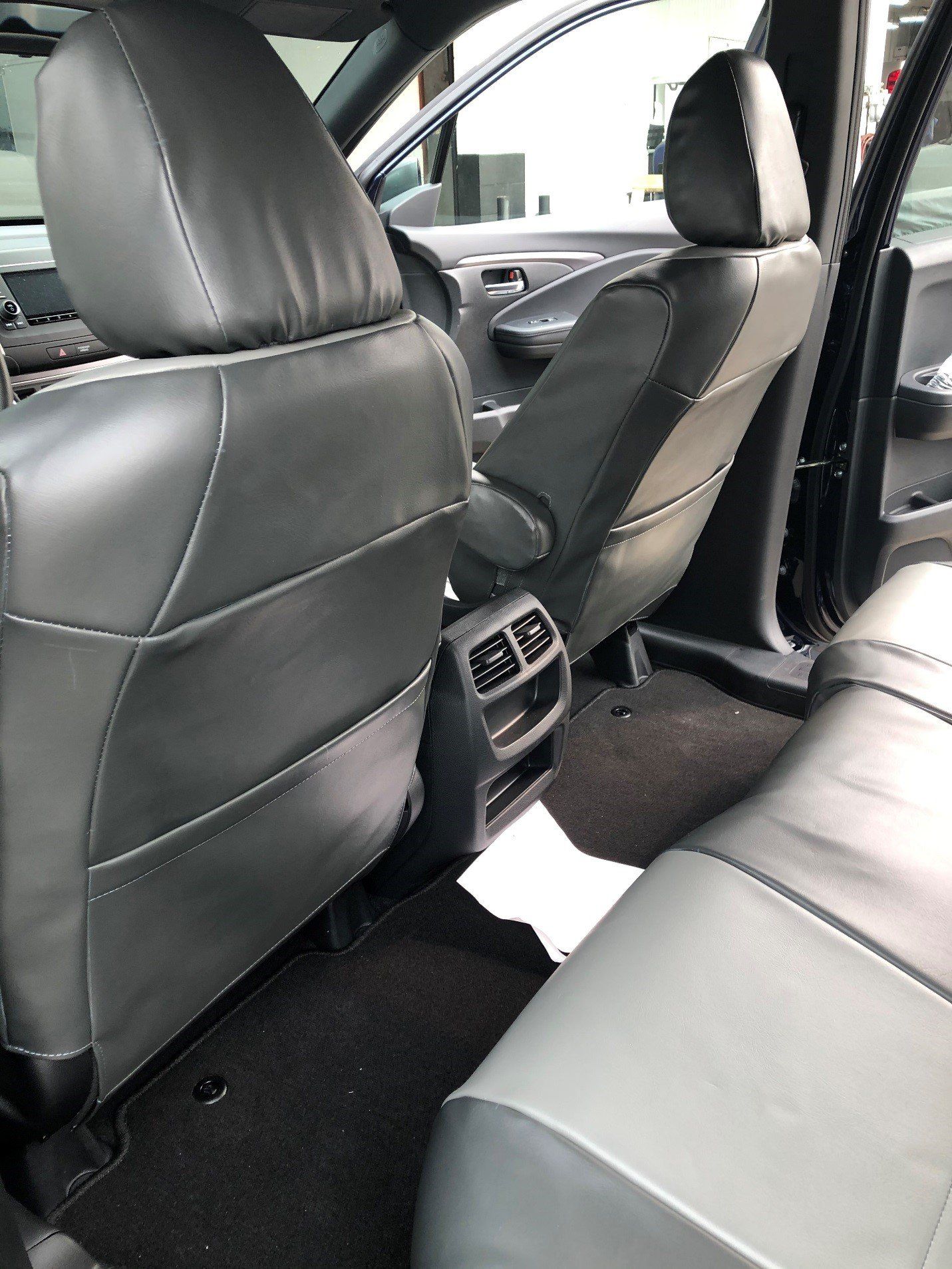 Back Side of a Leather-Like Seat Covers — Northridge, CA — Alan Graham Motoring Accessories