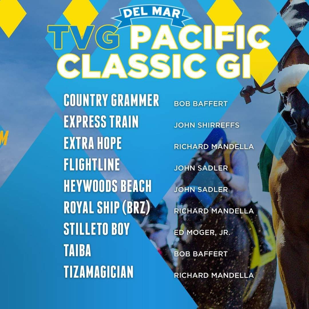 Del mar tvg pacific classic gi album cover