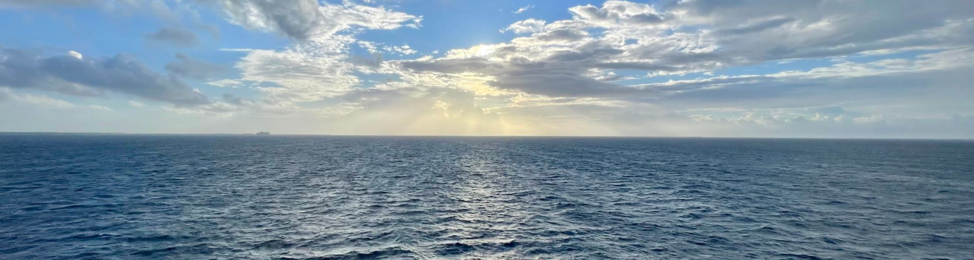 The views are best from a cruise balcony.