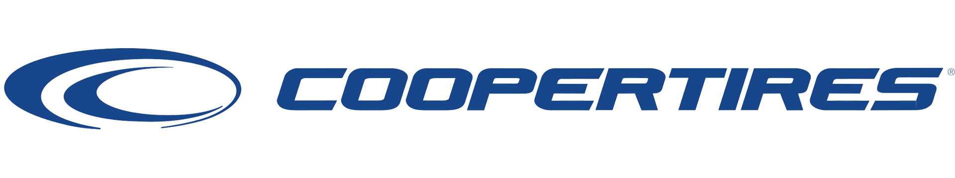 A logo for cooper tires is shown on a white background
