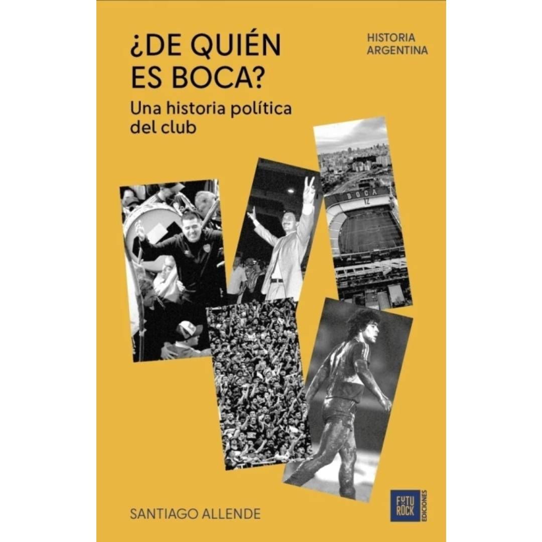 A book titled " de quien es boca " by santiago allende