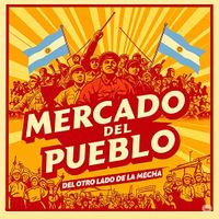 Un cartel que dice mercado del pueblo.