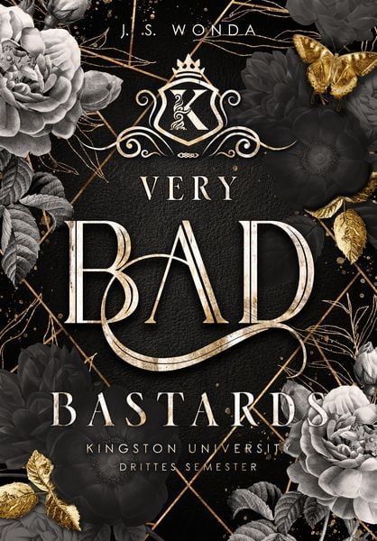 Ein Buch mit dem Titel „Very Bad Bastards“ von J.S. Wonda