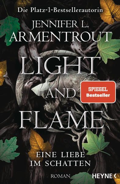 Ein Buch mit dem Titel „Light and Flame“ von Jennifer L. Armentrout