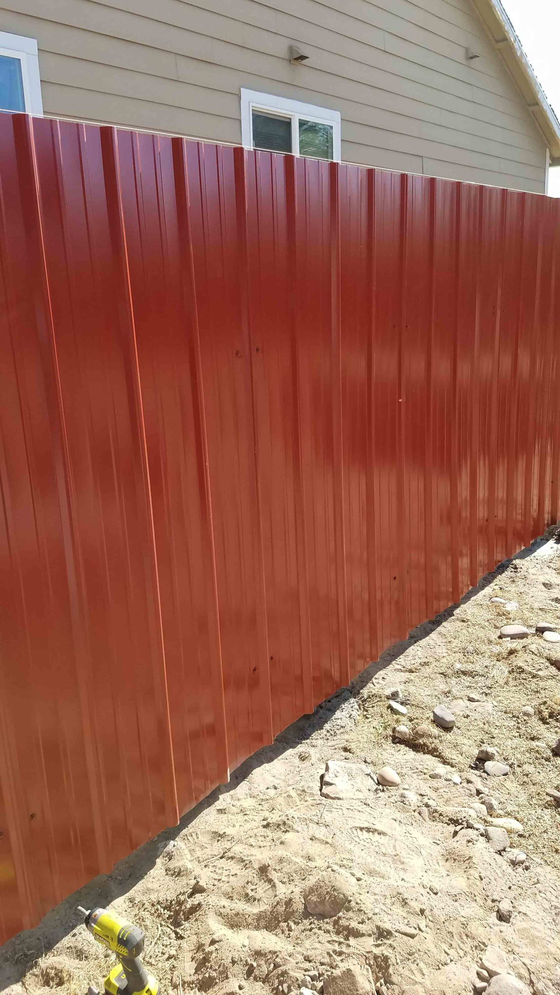 Red Fence — Bullhead City, AZ — Modern Fence Technologies