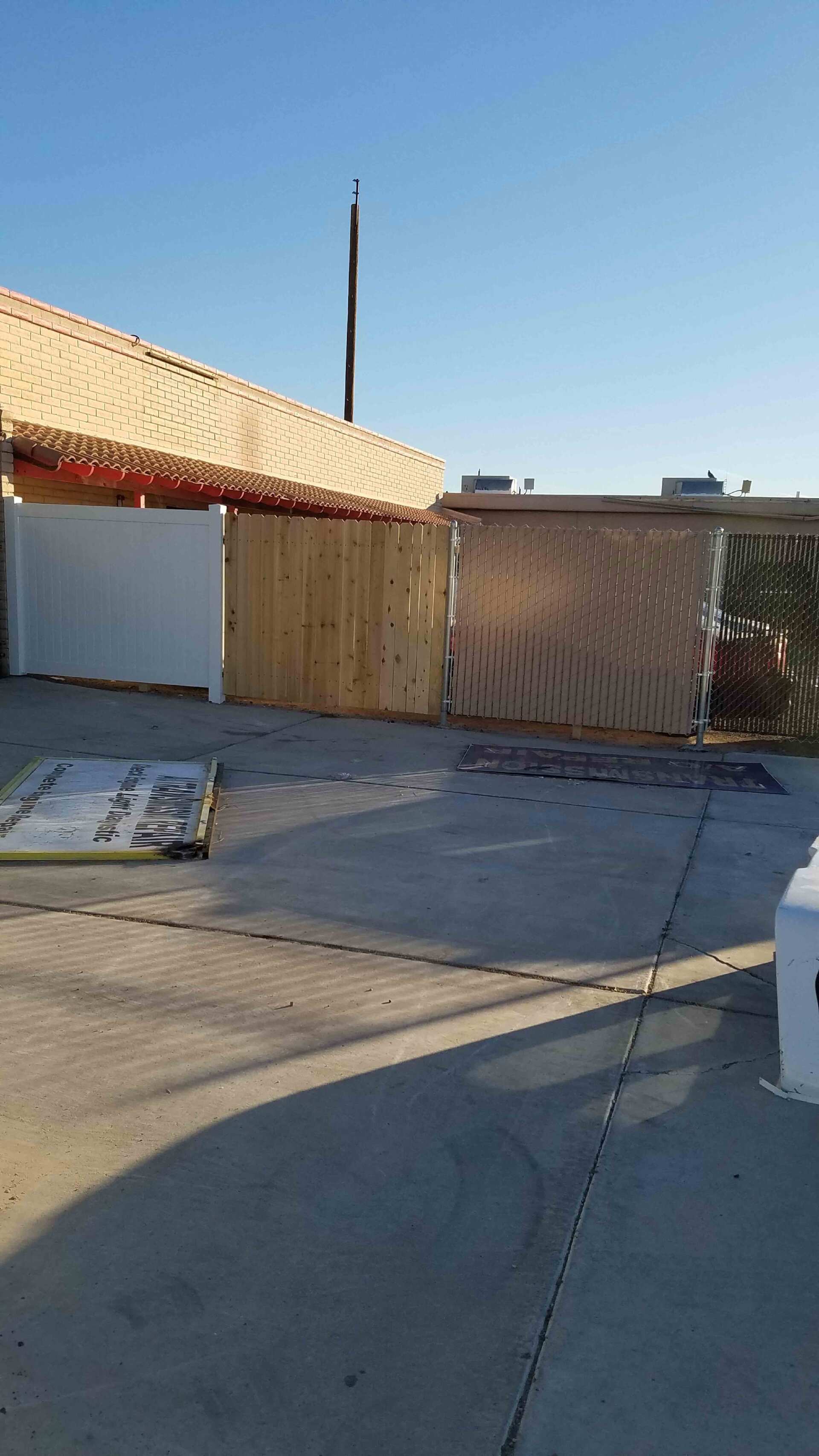 Fence Before Installation — Bullhead City, AZ — Modern Fence Technologies