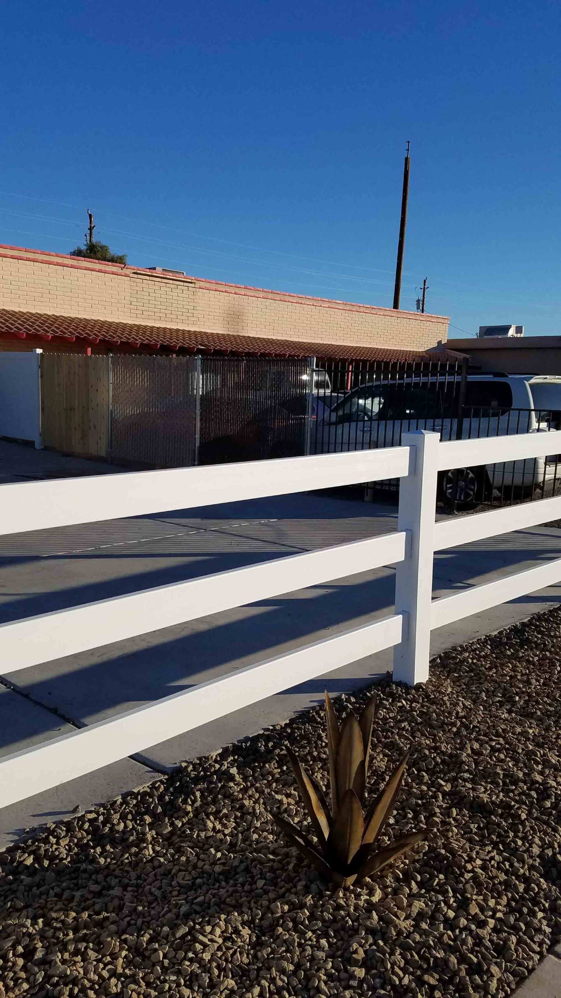 White Fence — Bullhead City, AZ — Modern Fence Technologies