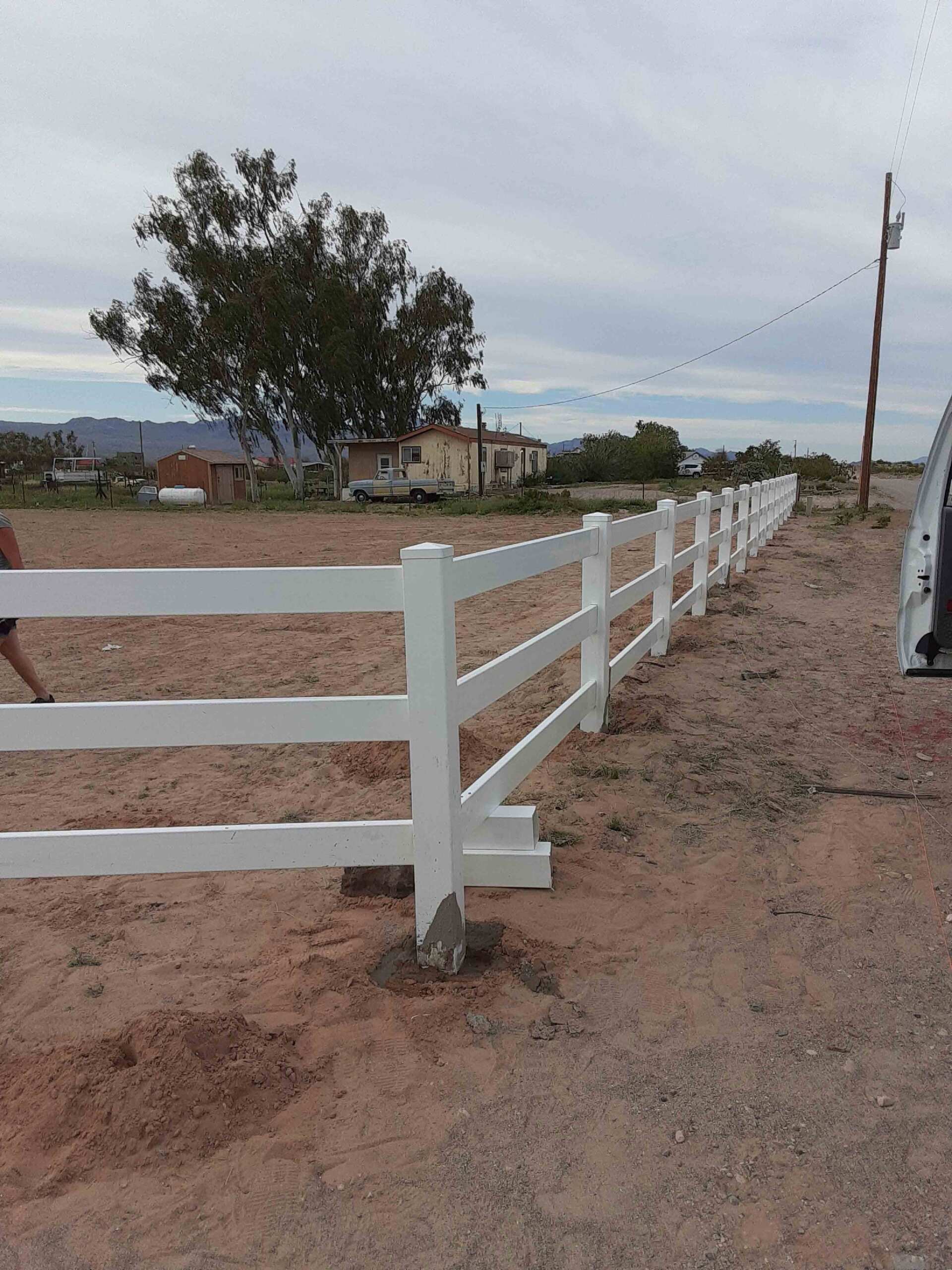White Wood Fence — Bullhead City, AZ — Modern Fence Technologies