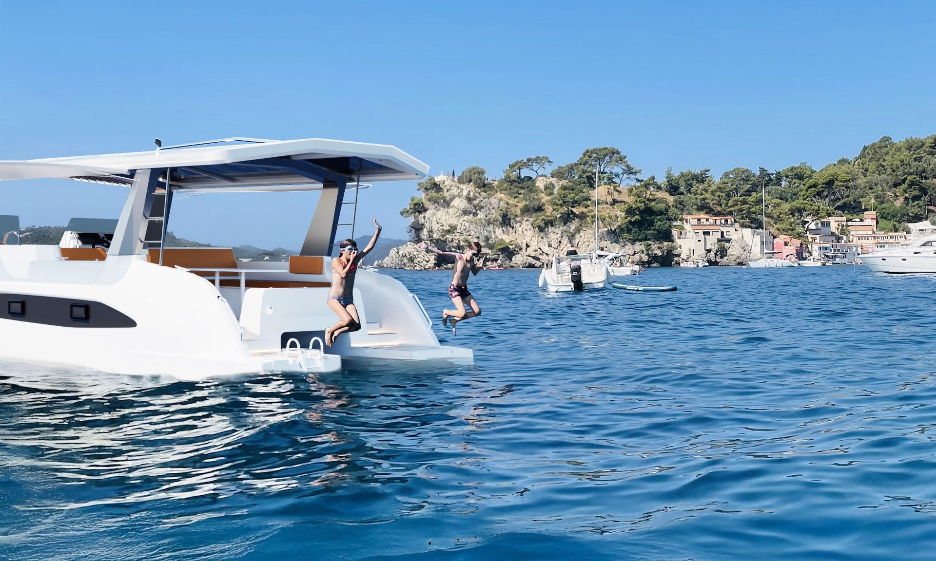 M.10 Plaisance Day boat electric boat tour solar boat