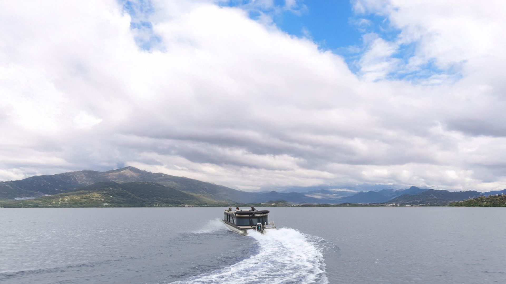 Flux Marine Flagship Discover Pontoon Fully electric