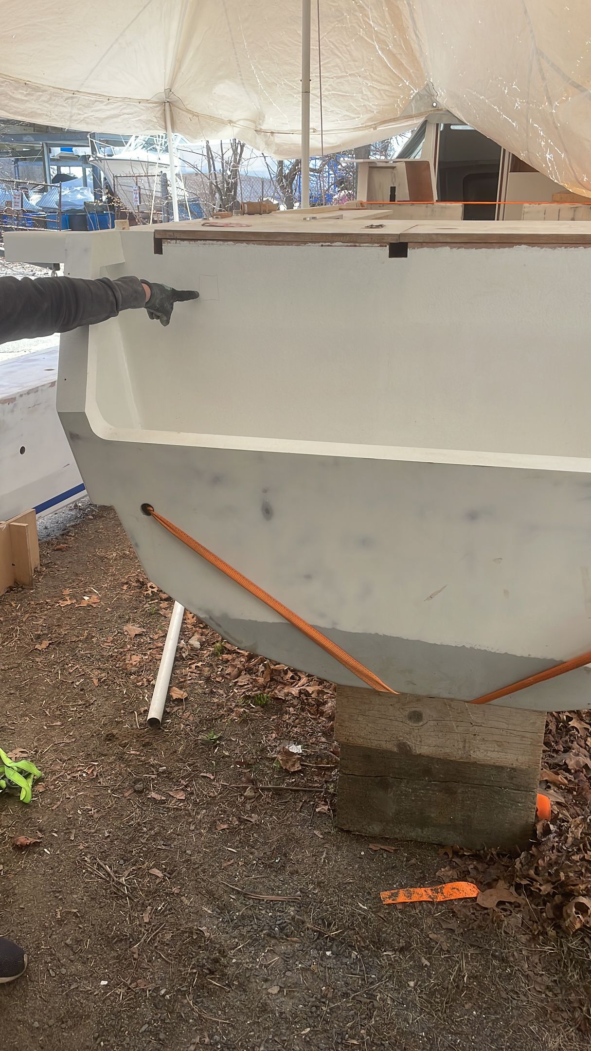 Construction of X-Wing boat 2025