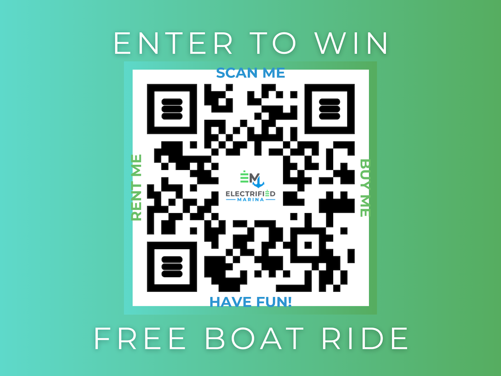 Enter to Win Free Boat Ride with QR Code