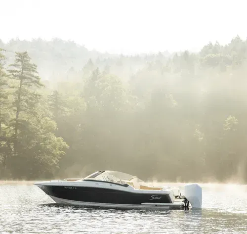Flux Scout Dorado electric boat in water