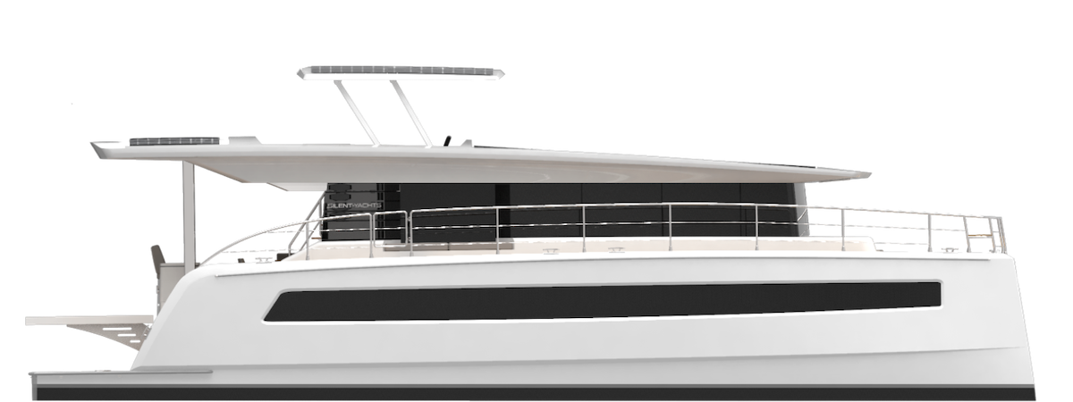 Rendering of the Silent 62 from Silent Yacht