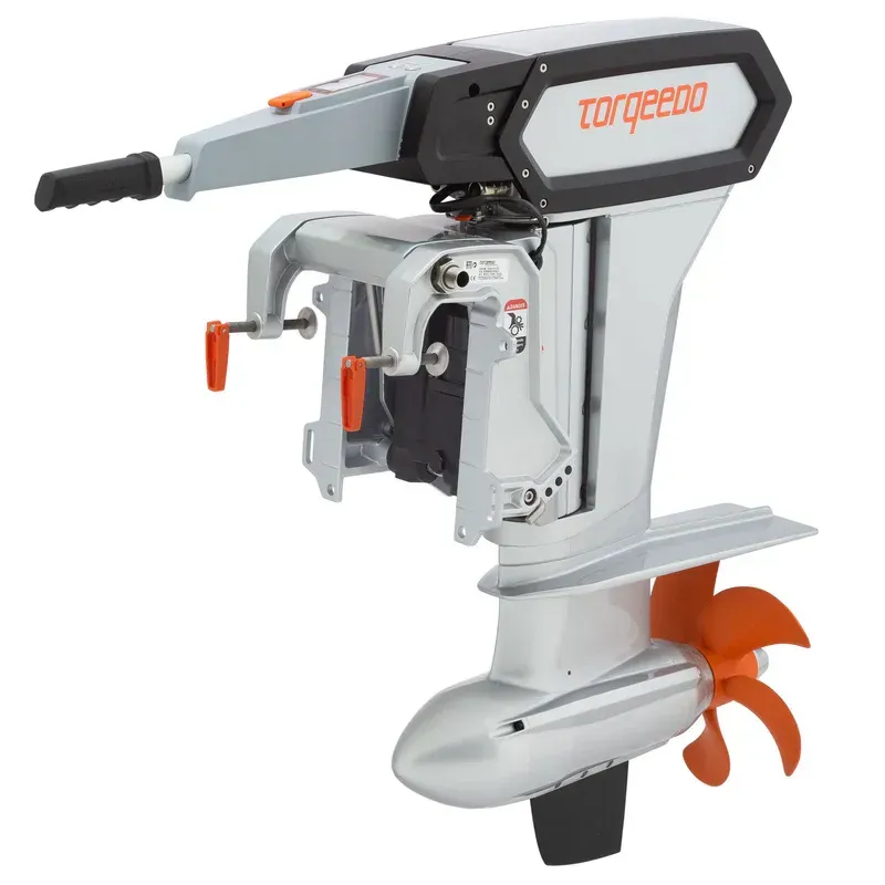 A torqueco outboard motor is shown on a white background