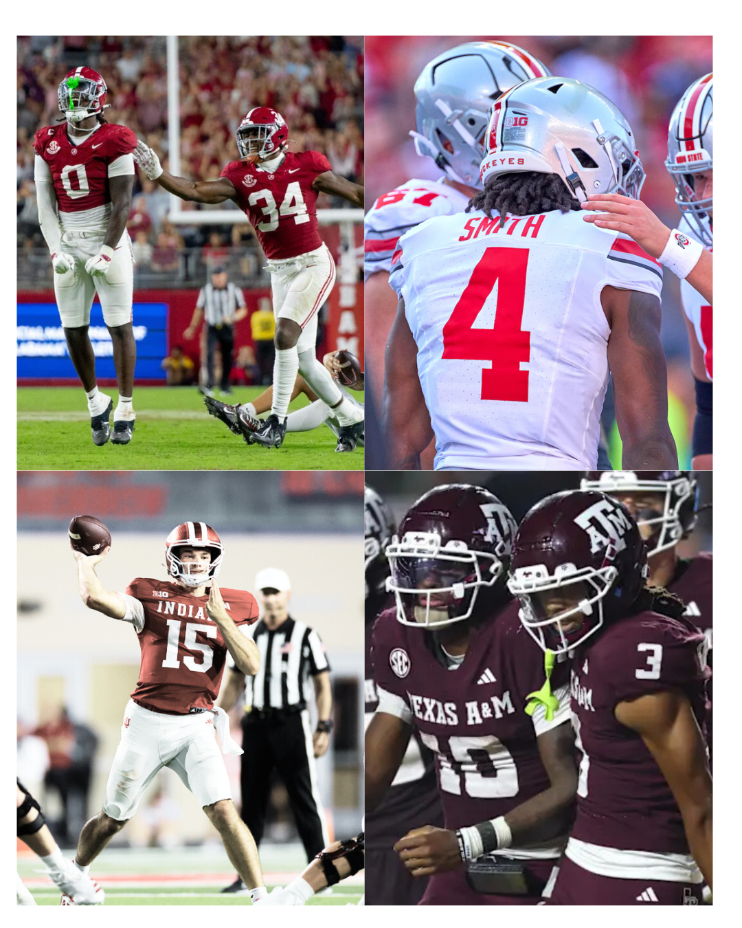 Predicting CFB Playoff Top 4 seeds - Why the SEC & Big 10 will get 2 each