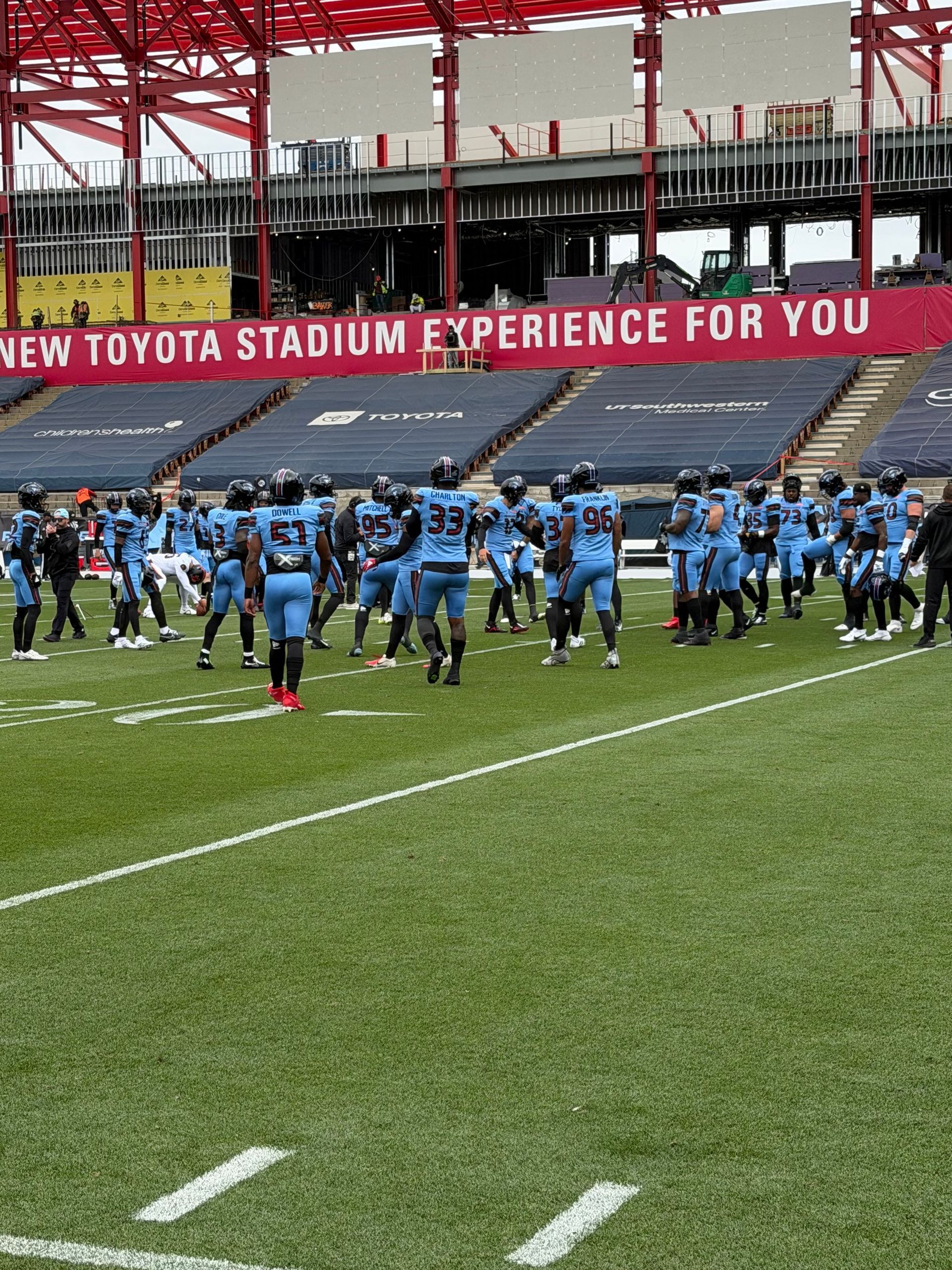 Reed finished with a league-record 375 passing yards, leading a balanced Dallas attack 