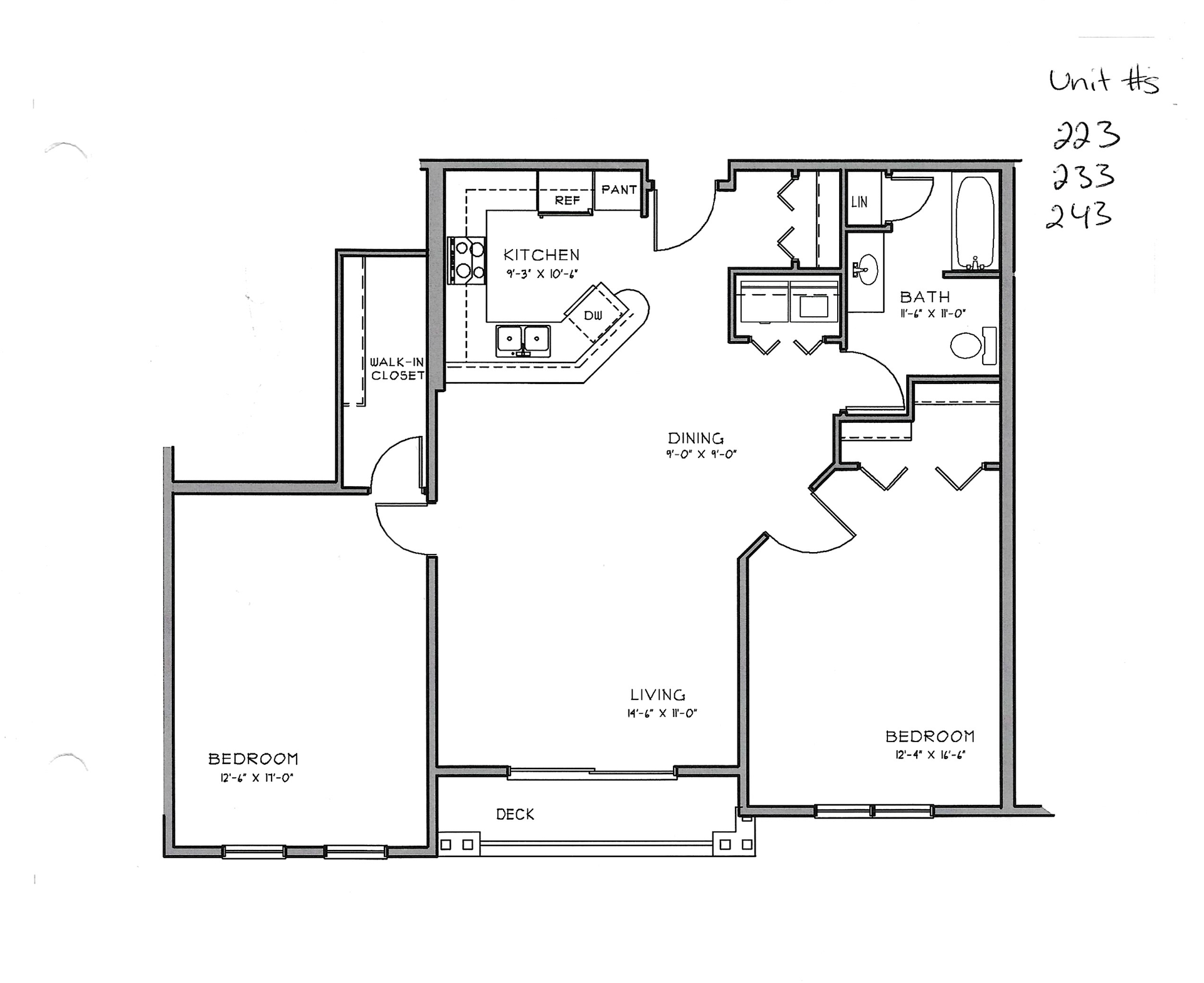 A black and white floor plan of a house.