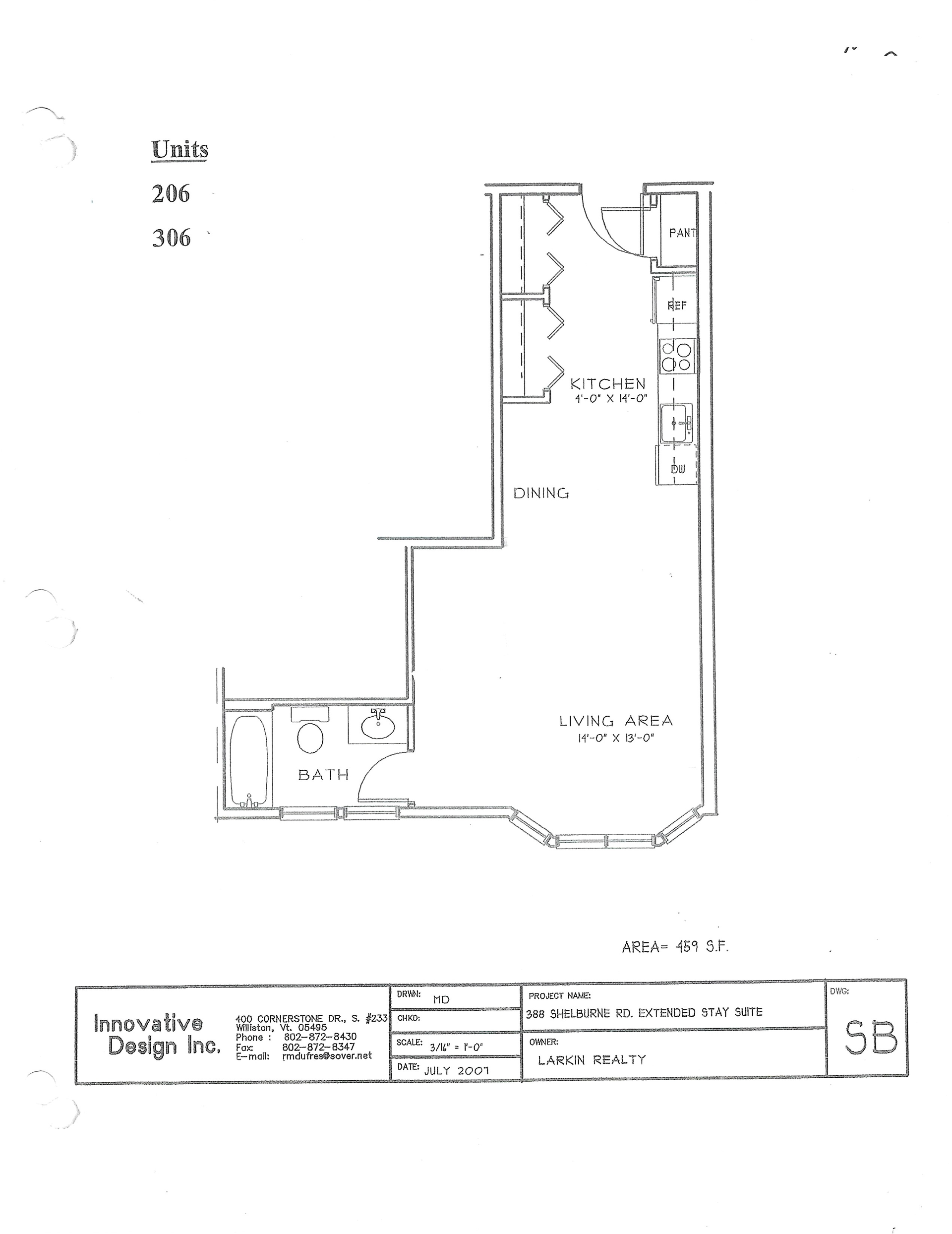 A black and white floor plan of a small apartment.