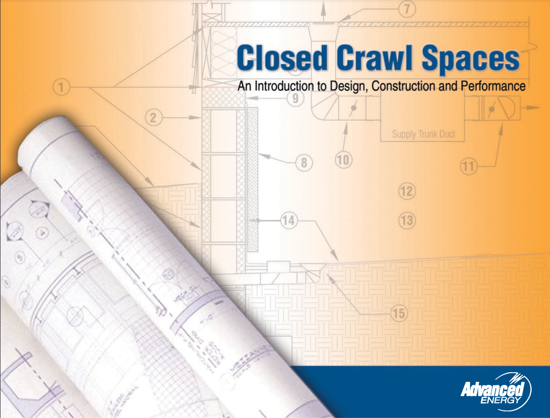 A book titled closed crawl spaces an introduction to design construction and performance