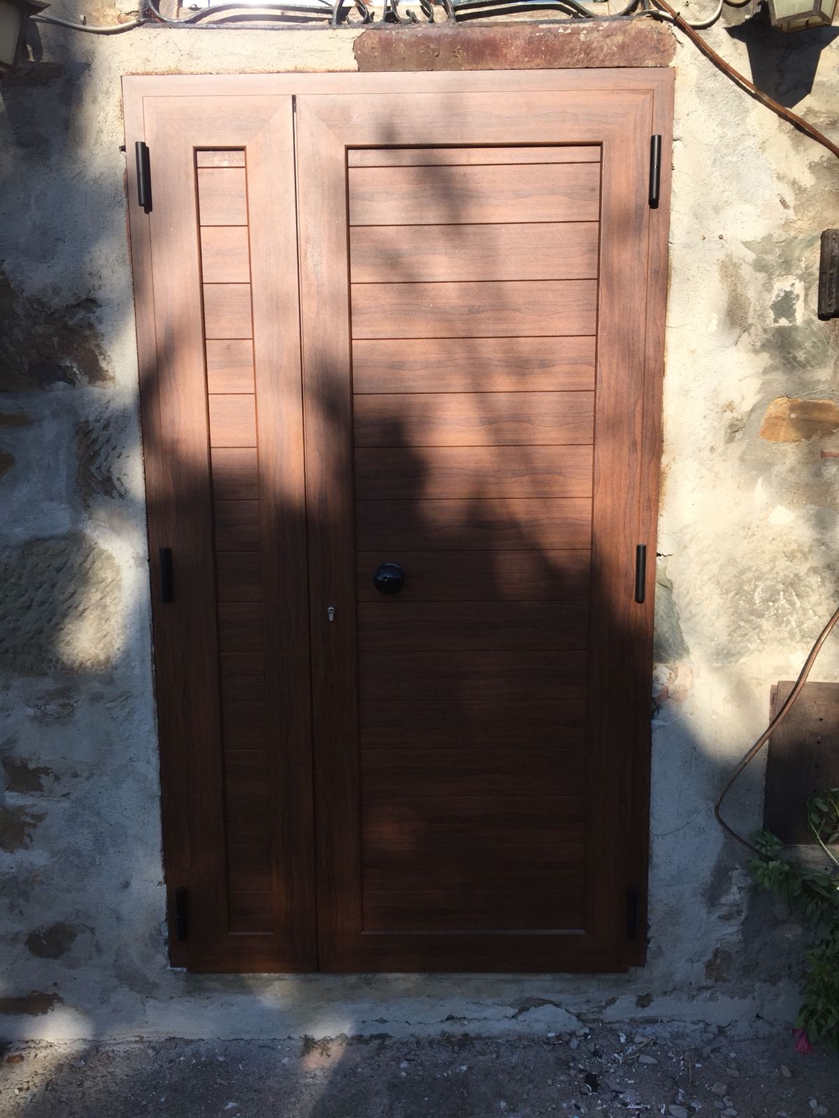 persiana in PVC per porta finestra