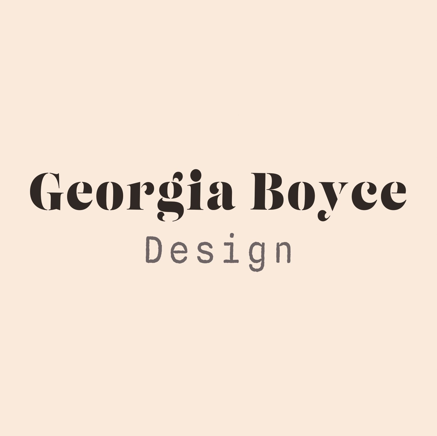 Georgia Boyce Design