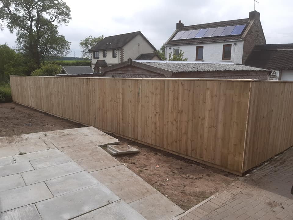 wooden fencing