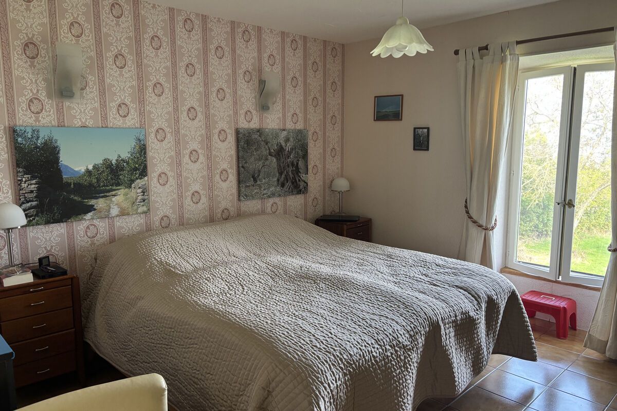 Slaapkamer begane grond woonboerderij