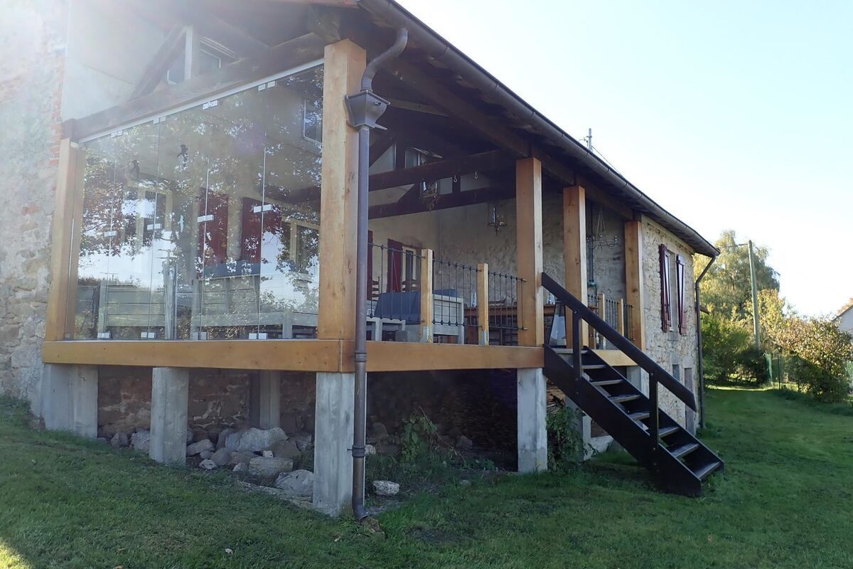 Veranda woonboerderij Auvergne