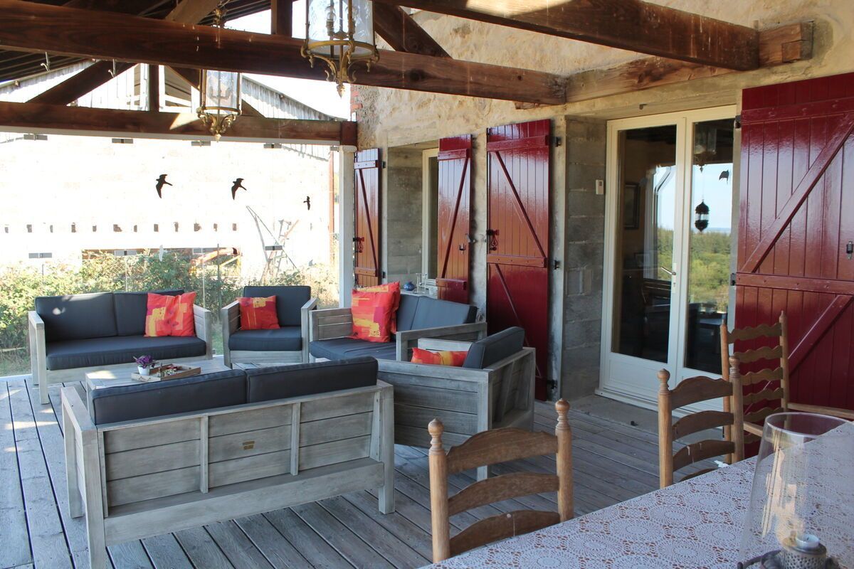 Veranda woonboerderij