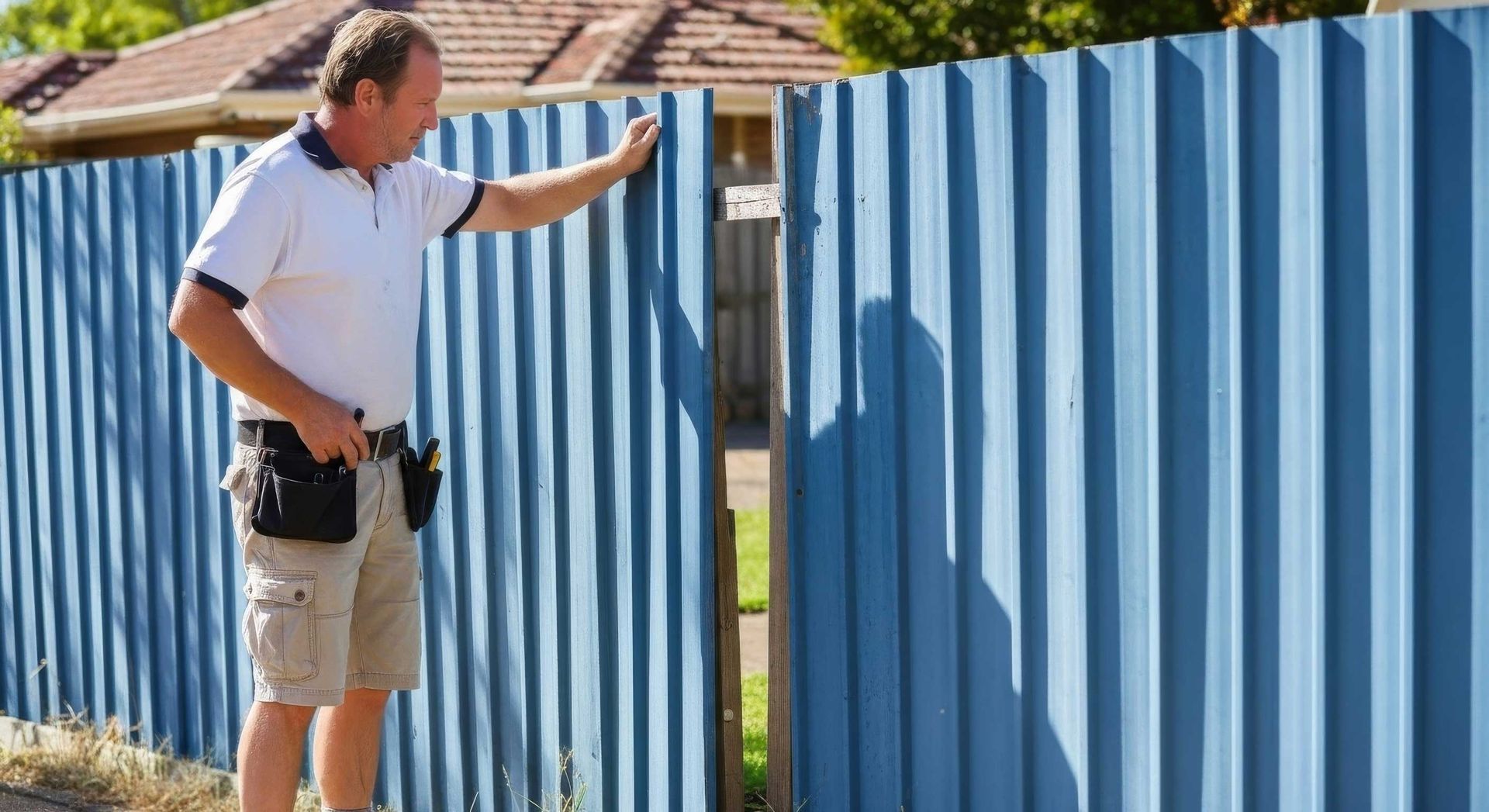 Fixing Damaged Colourbond Fencing in Ipswich