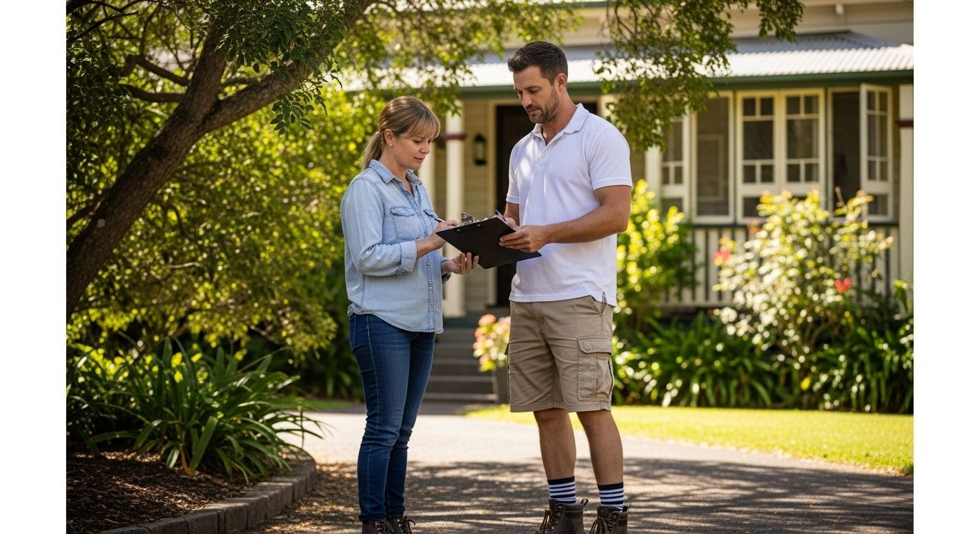 Handyman Providing Free Quote to Customer in Spring Mountain