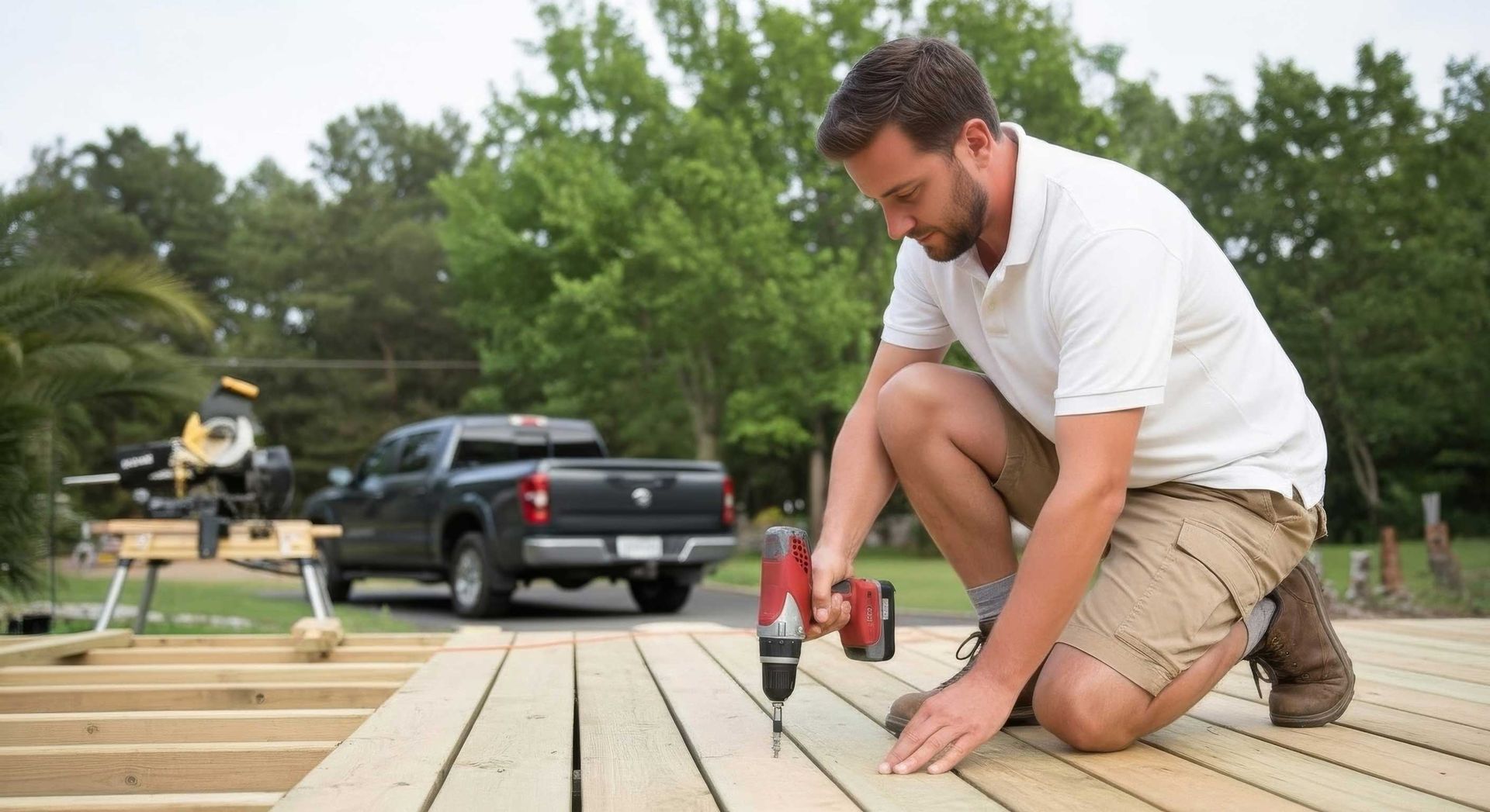 Deck Repair and Maintenance by Handyman in Augustine Heights
