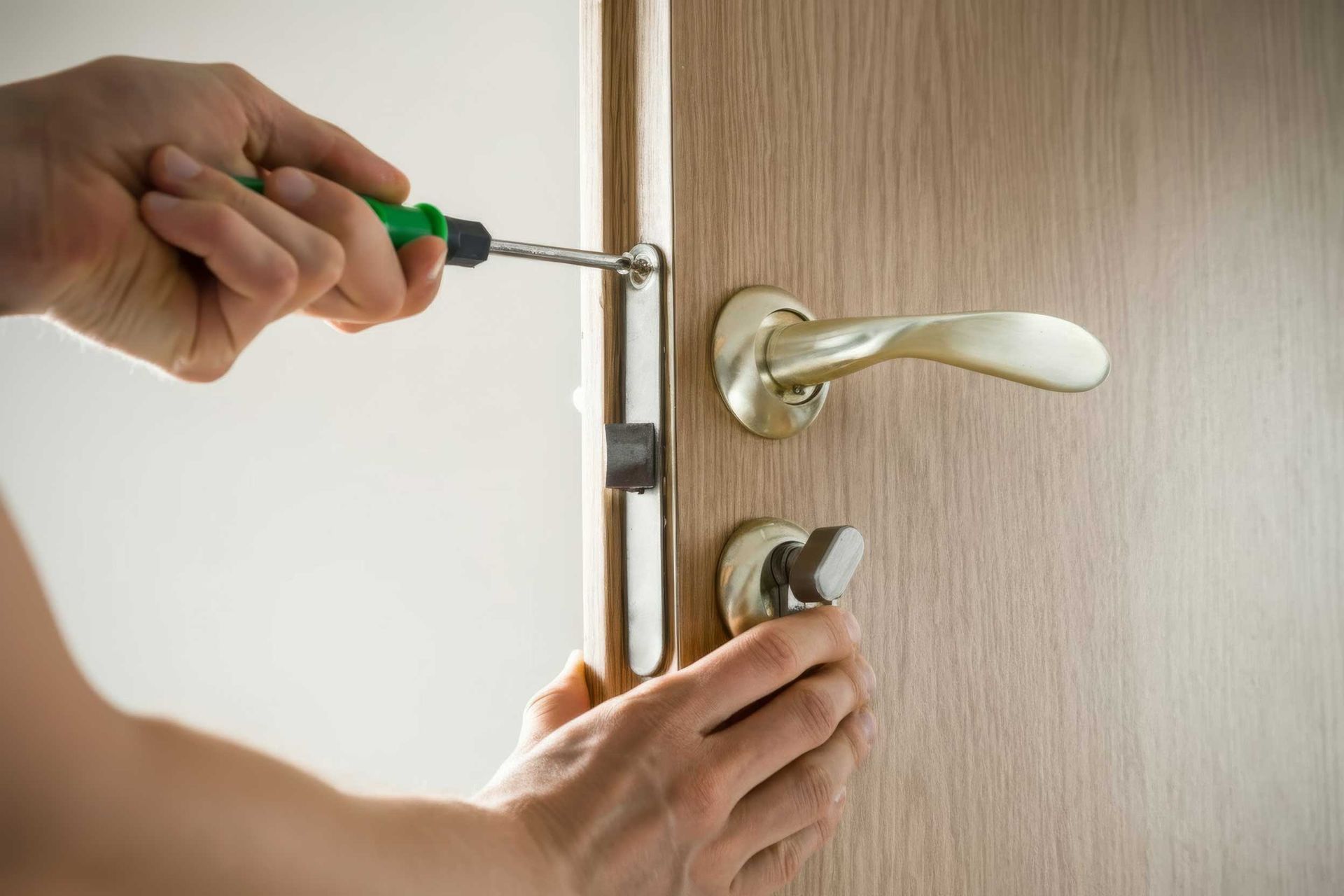 Door Repair and Alignment by Handyman in Basin Pocket