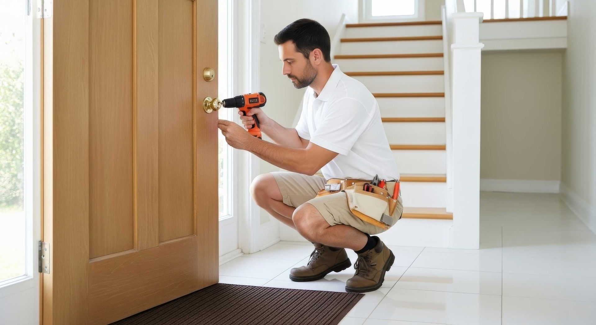 Expert Handyman Performing Door Repairs and Adjustments in Leichhardt