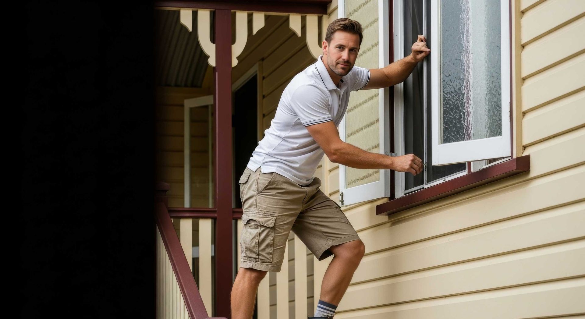 Modern Home With Updated And Clean Flyscreens After Replacement In Ipswich