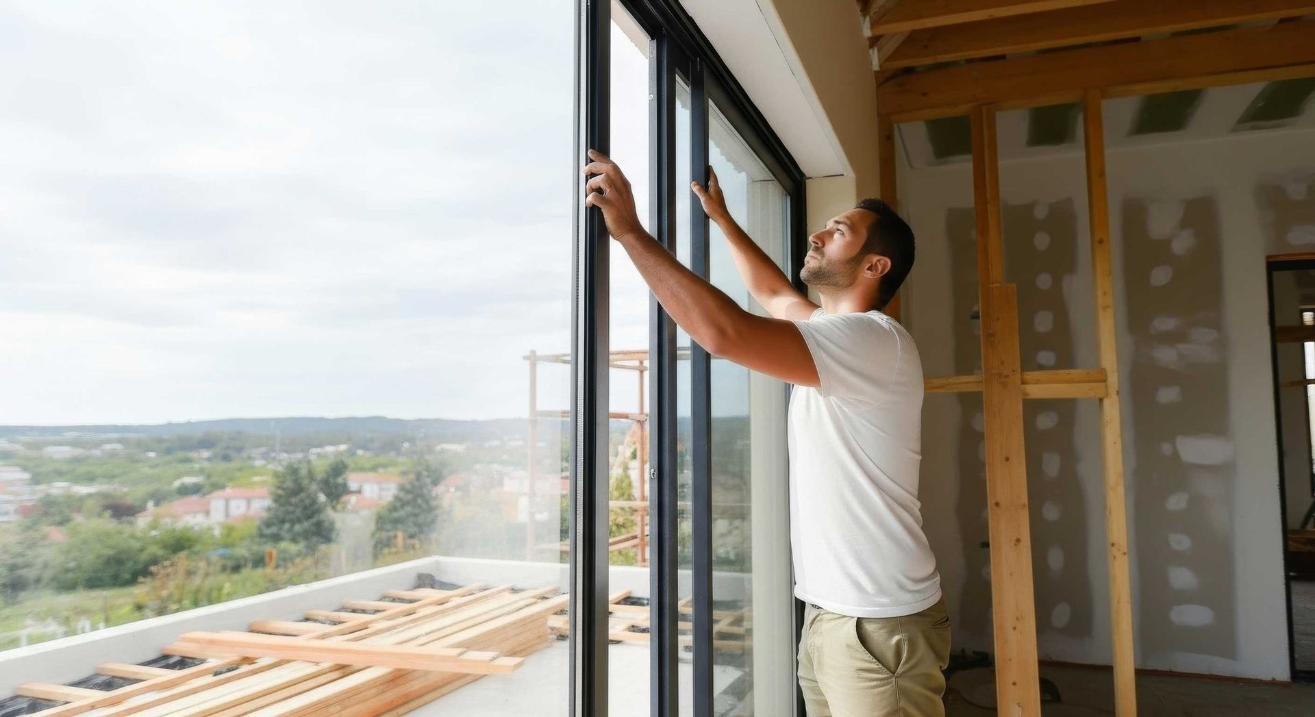 Sliding Door Roller Replacement In A Modern Townhouse, Springfield Lakes