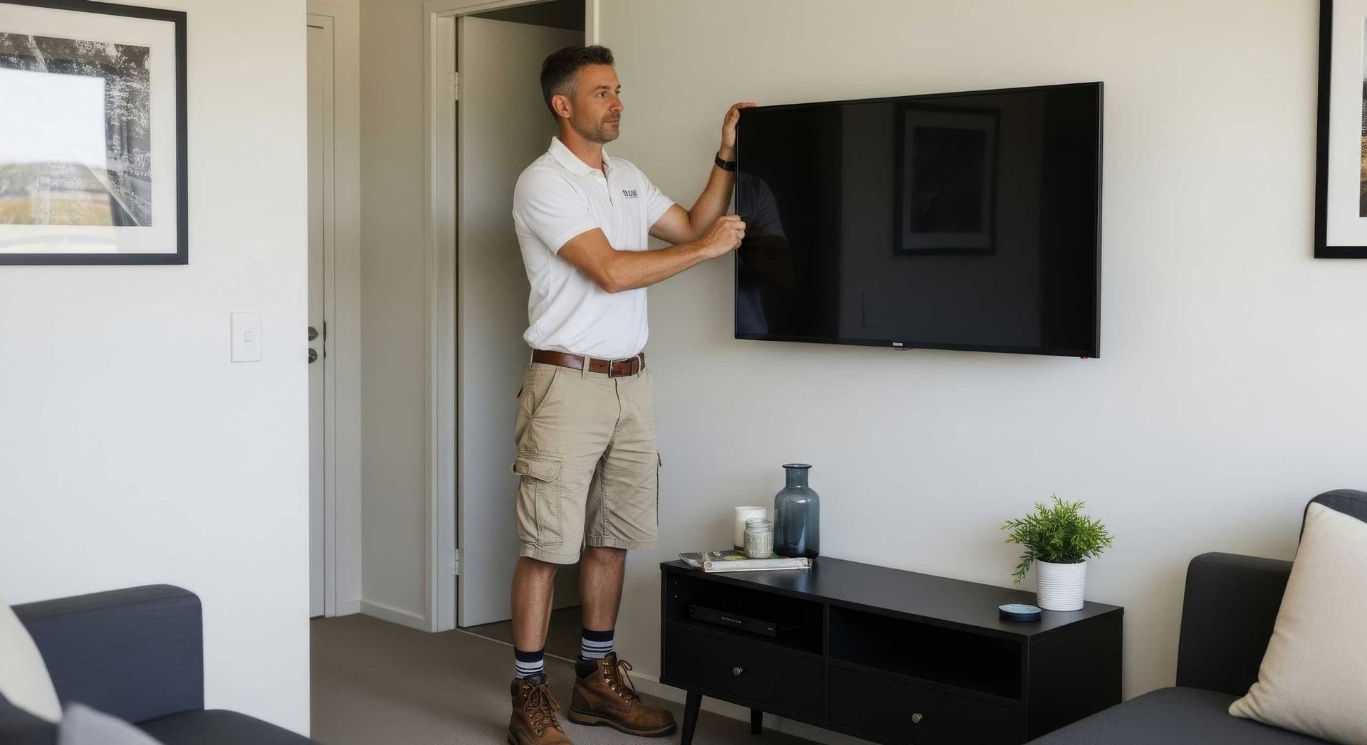 TV Wall Mounting and Installation by Handyman Yamanto