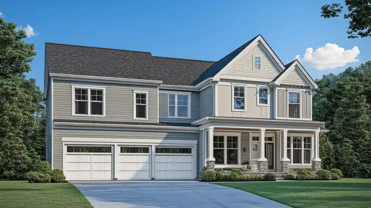 Emergency shingle roof repair on a residential property in Maryland