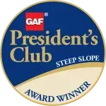 GAF President's Club Award Winner badge