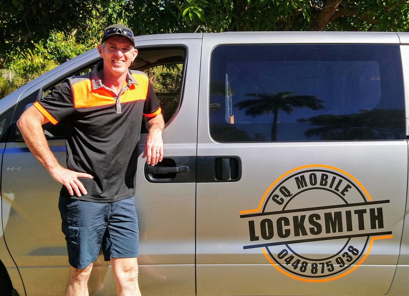 Locksmith Beside Mobile Van — CQ Mobile Locksmith in Rockhampton, QLD