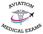 Logo: Caduceus with wings and a plane, over a curved path. Text reads 