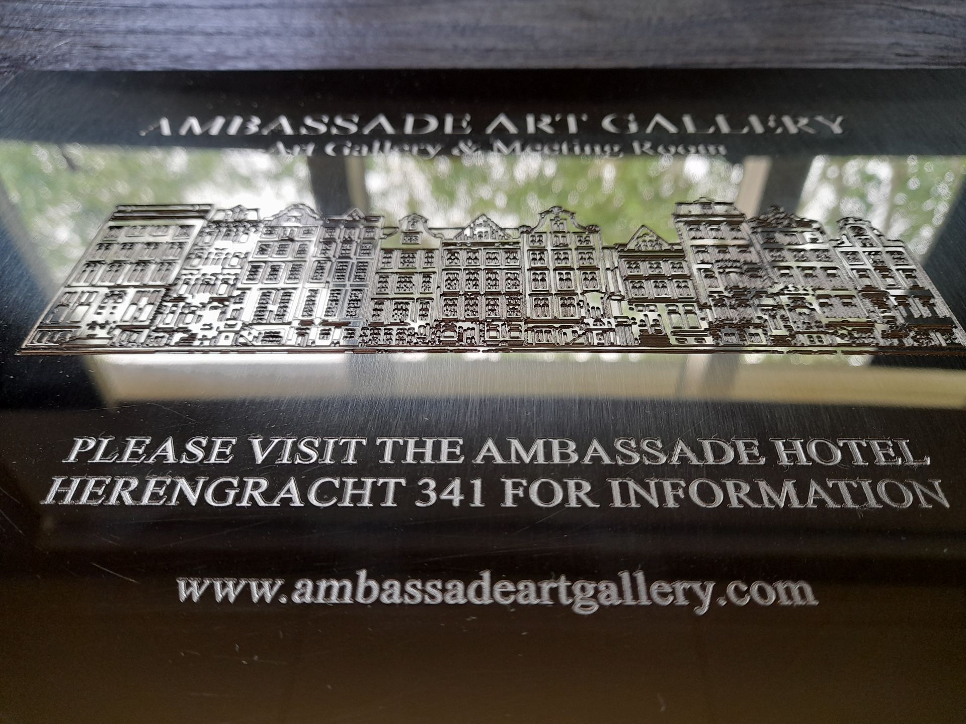 gegraveerde messing borden