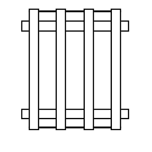 Shadow Box Fence