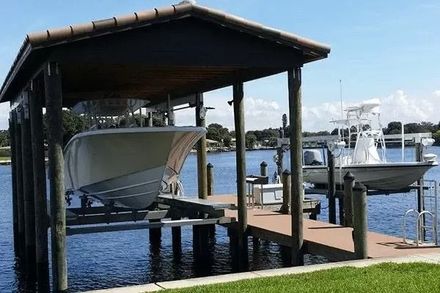 Dock construction installation Tampa Bay Florida waterfront