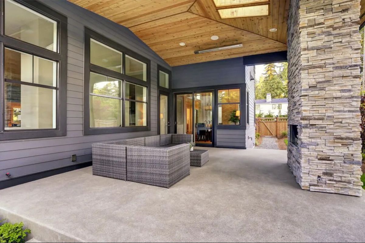 Concrete patio Tampa Bay Florida